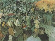 Vincent Van Gogh, Spectators in the Arena at Arles (nn04)
